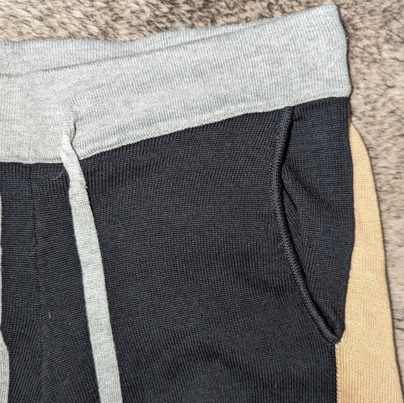 Monrow Color Block Knit Sweatpant Jogger Multi Women's XS - Picture 8 of 10